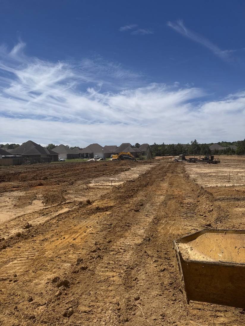 Large-scale site grading and land development by Mid South Developers